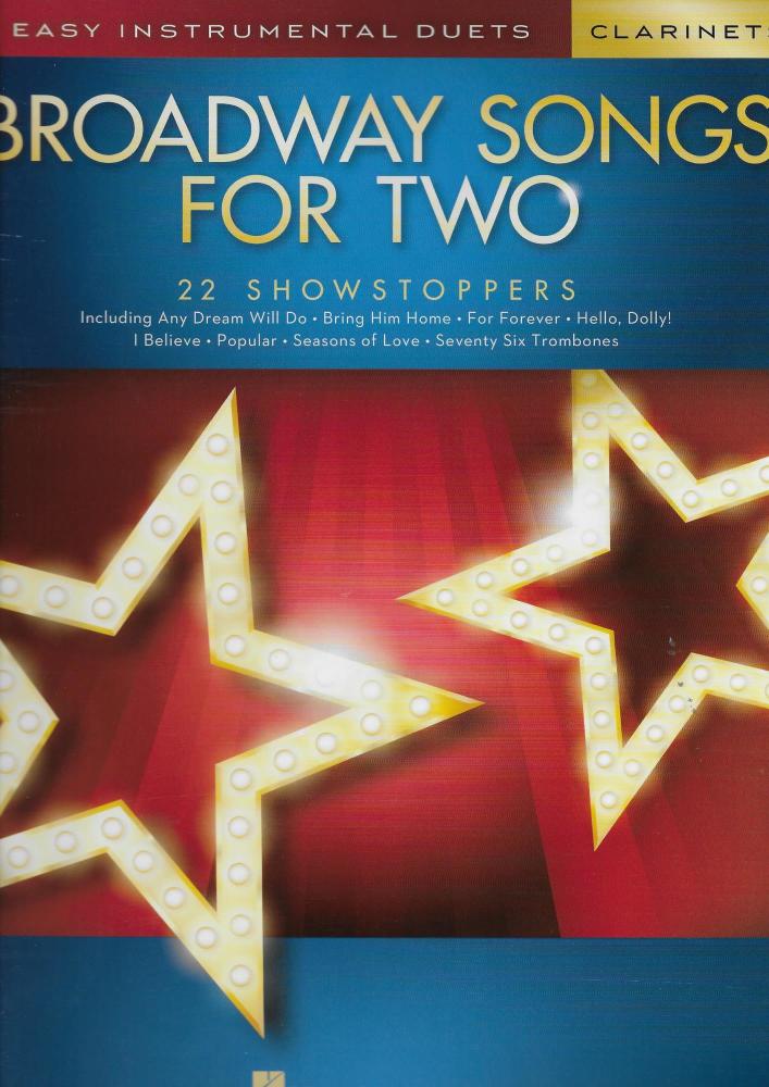 Broadway Songs For Two Clarinets