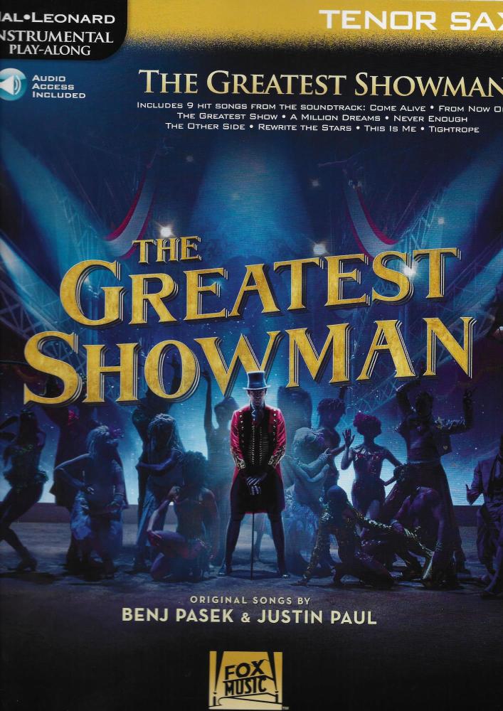 Instrumental Play-Along: The Greatest Showman - Tenor Saxophone (Book/Onlin