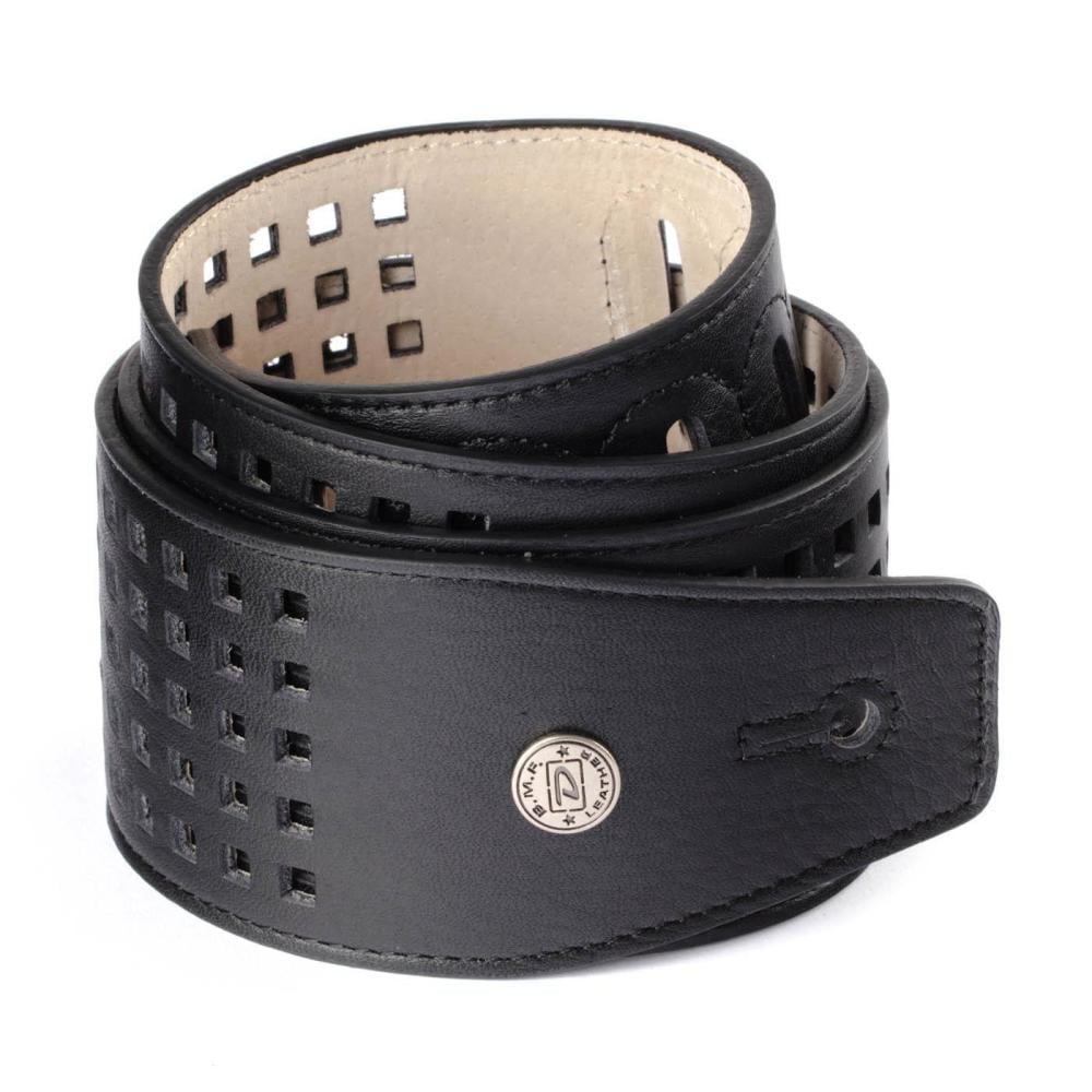 Dunlop 2.5inch Distressed Square Perforations Strap