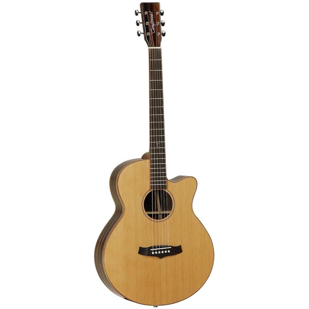 Tanglewood Java Super Folk Cutaway - Solid Cedar Top, Amara/Spalt Mango Back