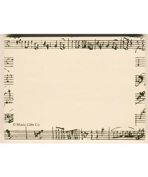 Mozart Manuscript Sticky Notes