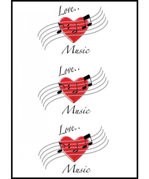 Music Gifts Love Music Greeting Card