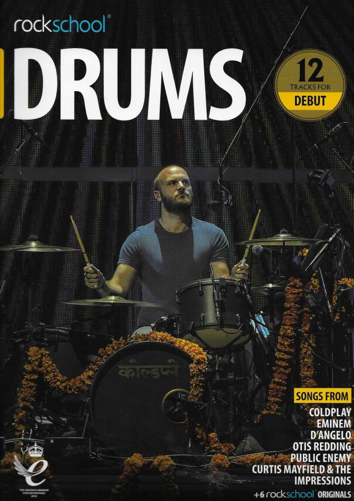 Rockschool: Drums Debut 2018+ (Book/Audio)