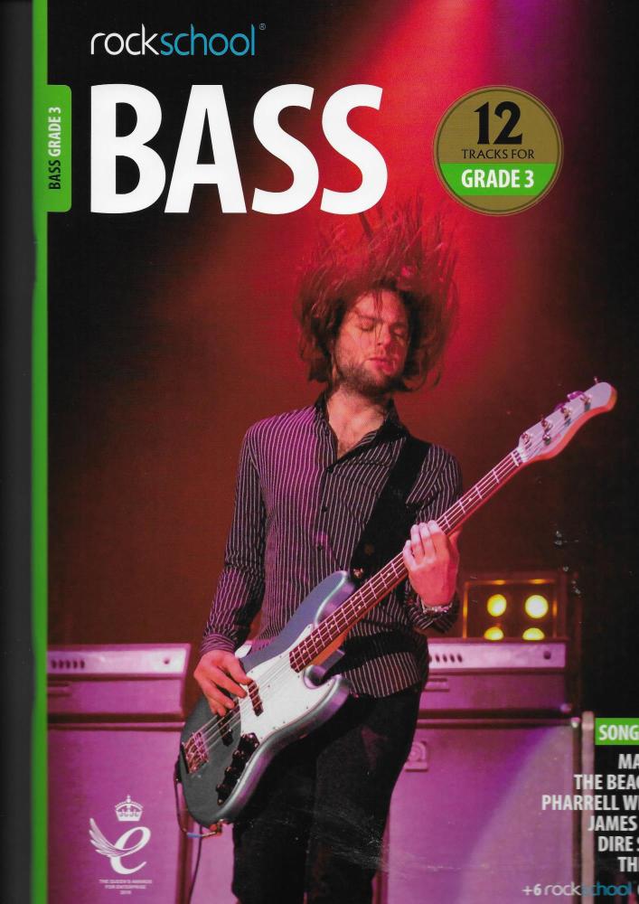 Rockschool: Bass Grade 3 2018+ (Book/Audio)