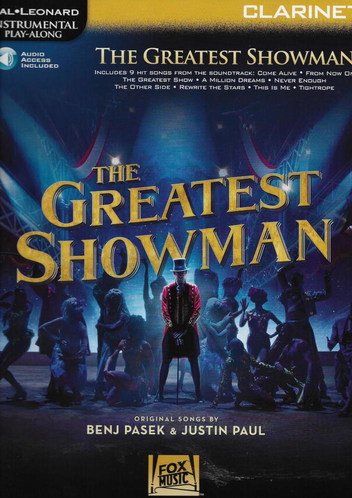 Instrumental Play-Along: The Greatest Showman - Clarinet (Book/Online Audio