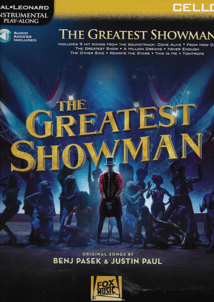 Instrumental Play-Along: The Greatest Showman - Cello (Book/Online Audio)