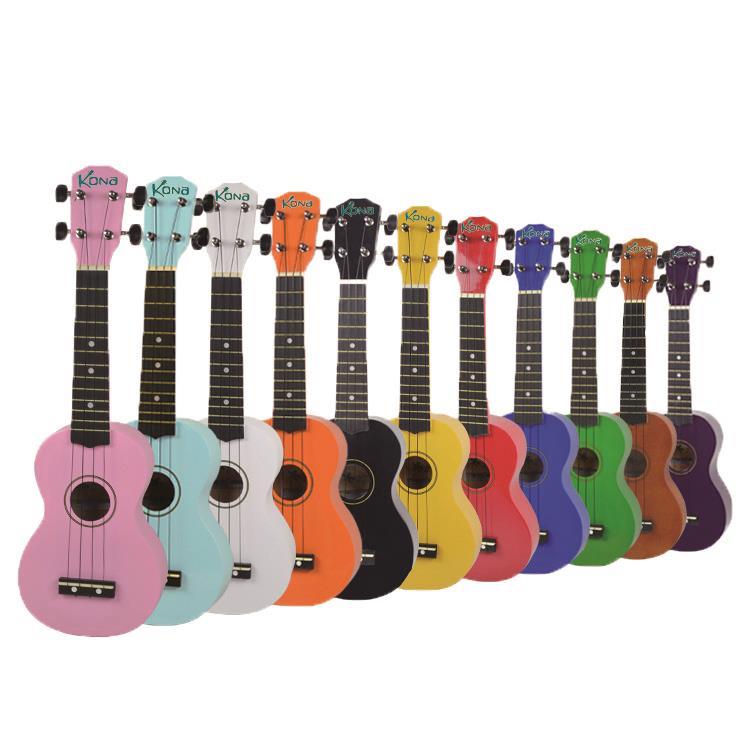 Kona Soprano Ukulele Yellow