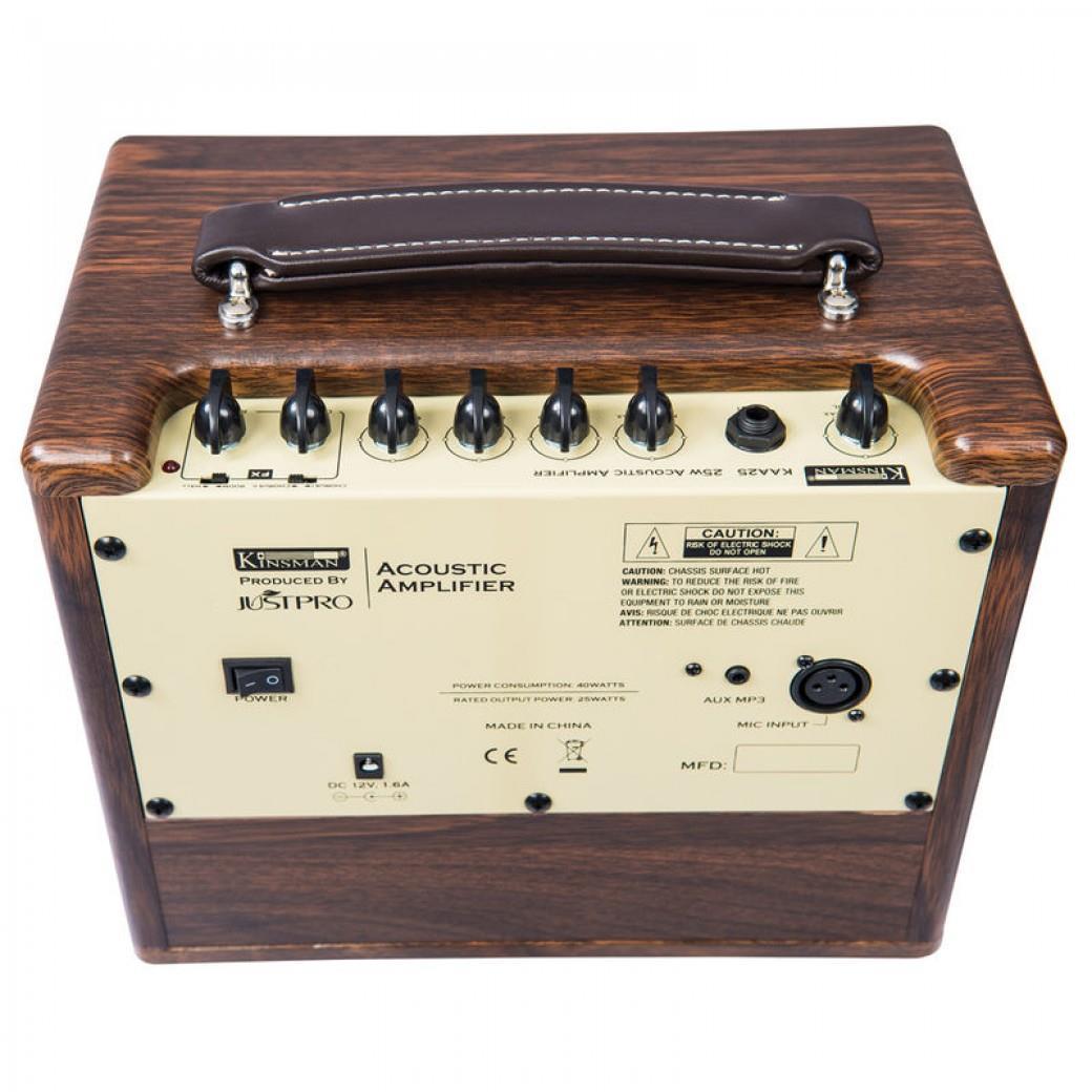 Kinsman 25W Acoustic Amplifier with Chorus, Mains/Battery Power