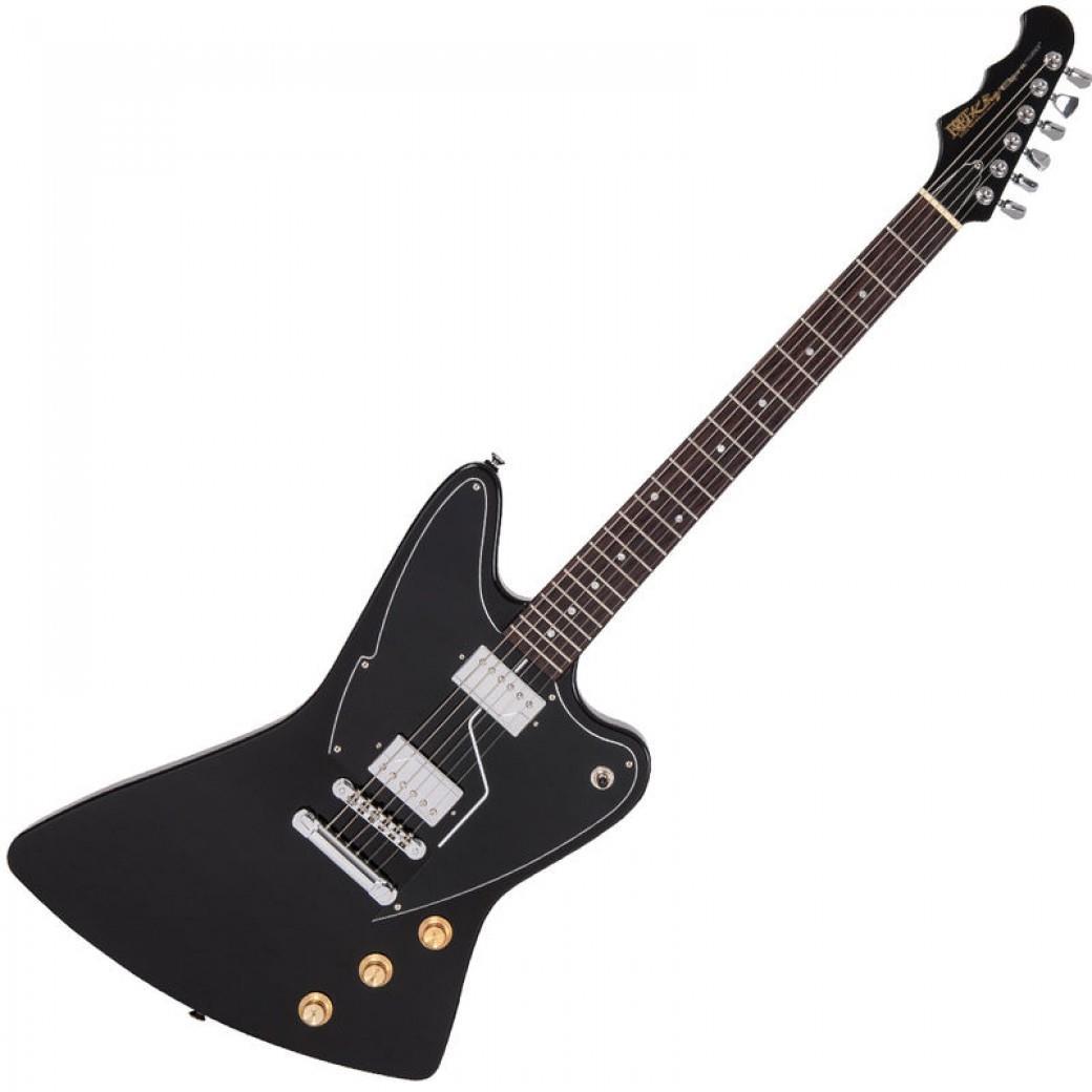 Fret King Fluence Esprit V Guitar - Gloss Black