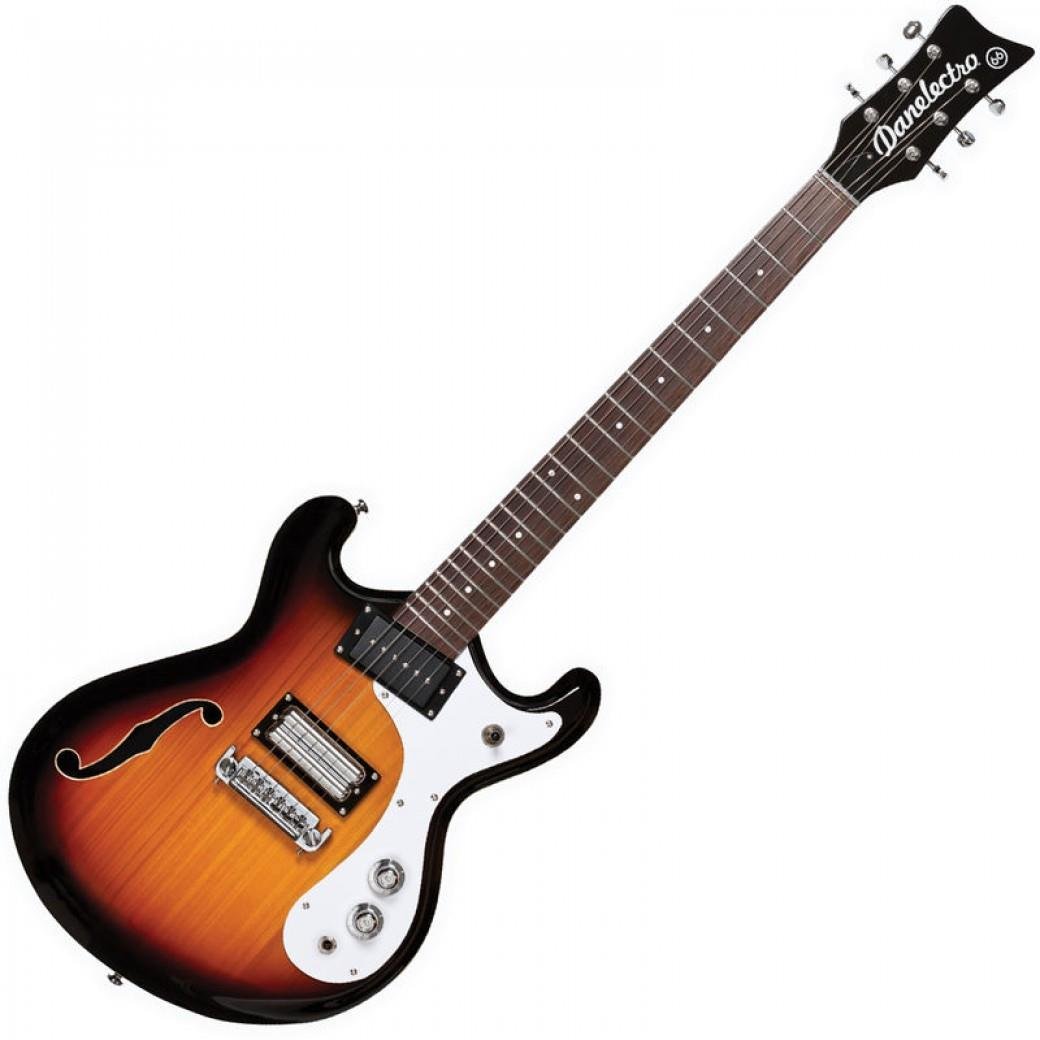 Danelectro 66 Guitar - 3 Tone Sunburst