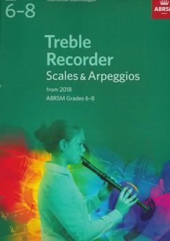 ABRSM: Treble Recorder Scales & Arpeggios, ABRSM Grades 6–8