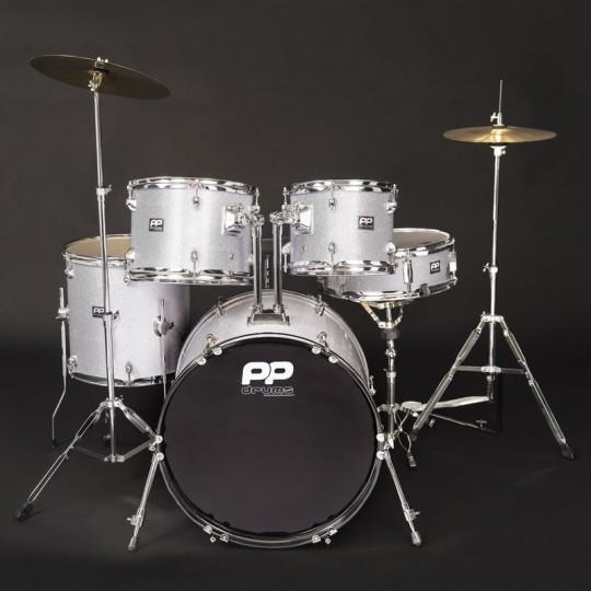 PP 5PC Fusion Drum Kit - Silver