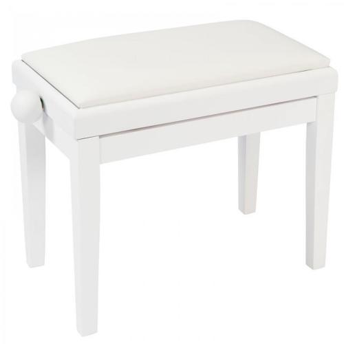 Kinsman Adjustable Piano Bench - Satin White