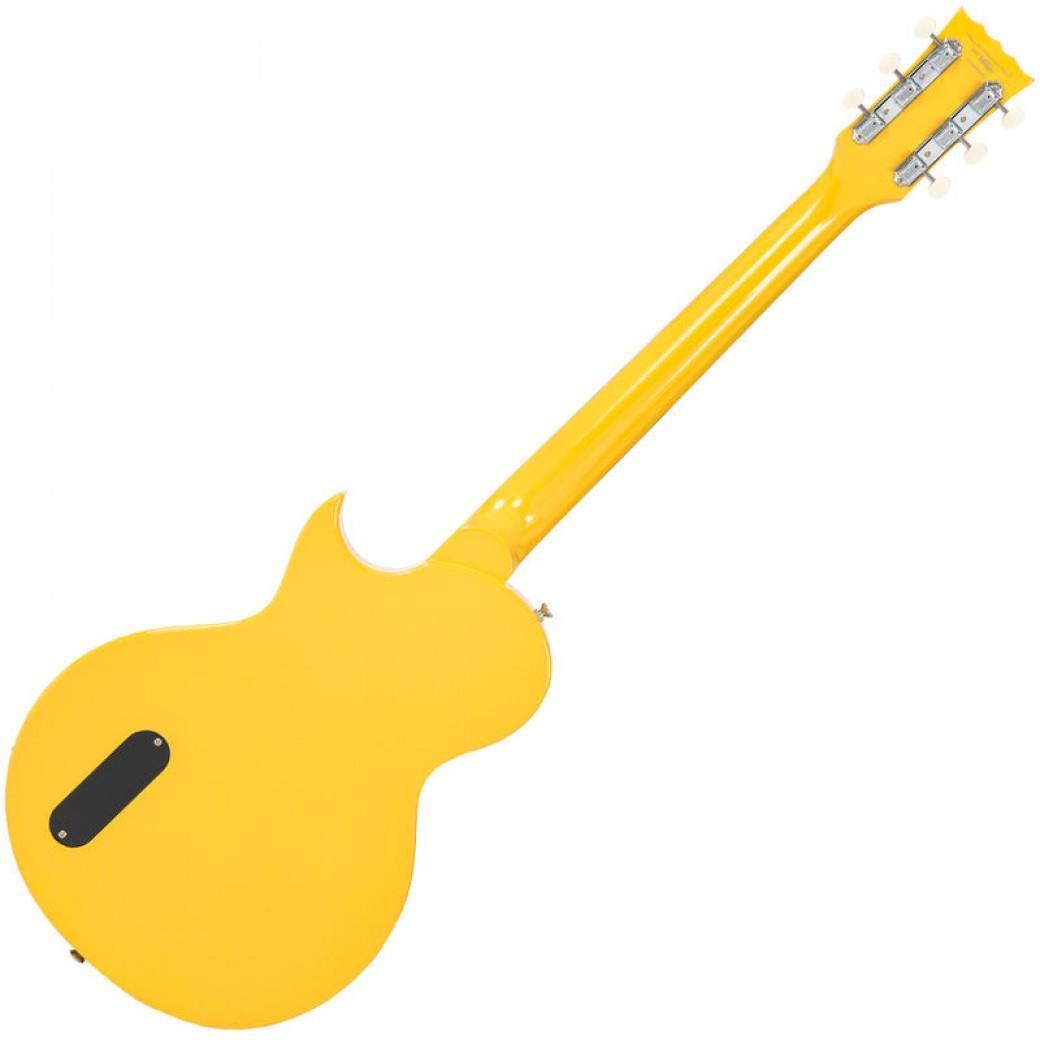 Vintage V120 Electric Guitar - Single Cut, TV Yellow