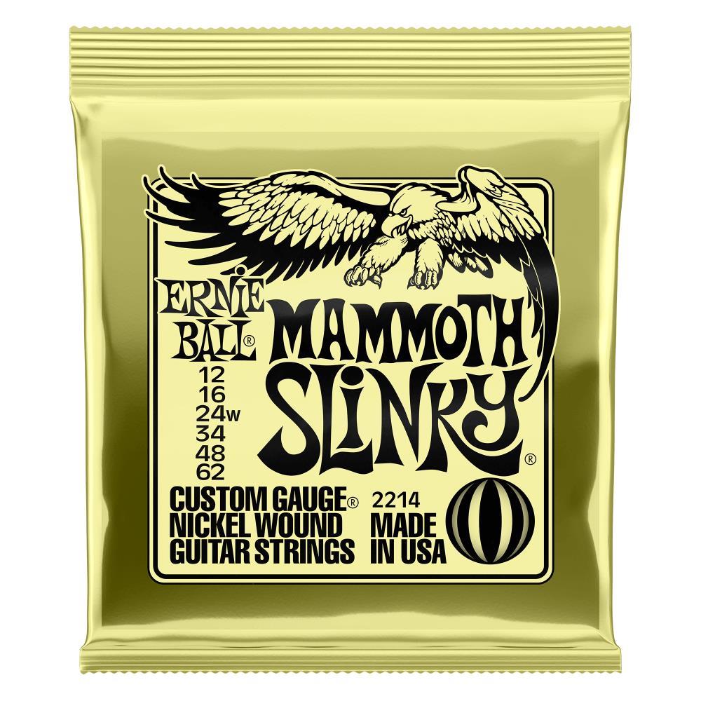 Ernie Ball Guitar Strings Mammoth Slinky Set 12-62 (wound G)