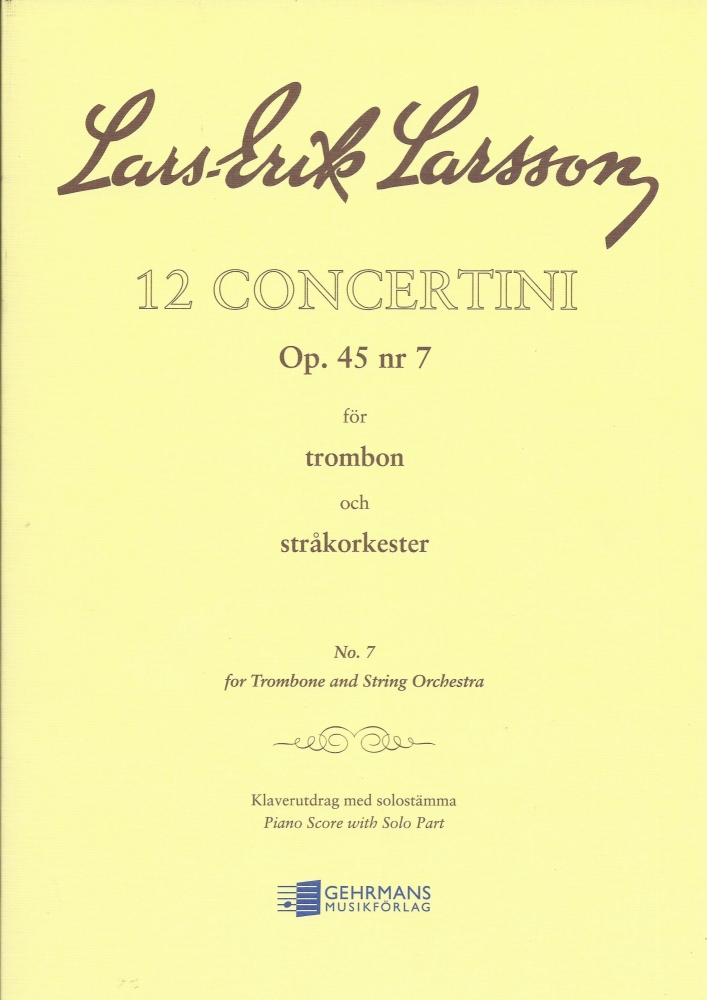 12 Concertini for Trombone - Lars-Erik larsson