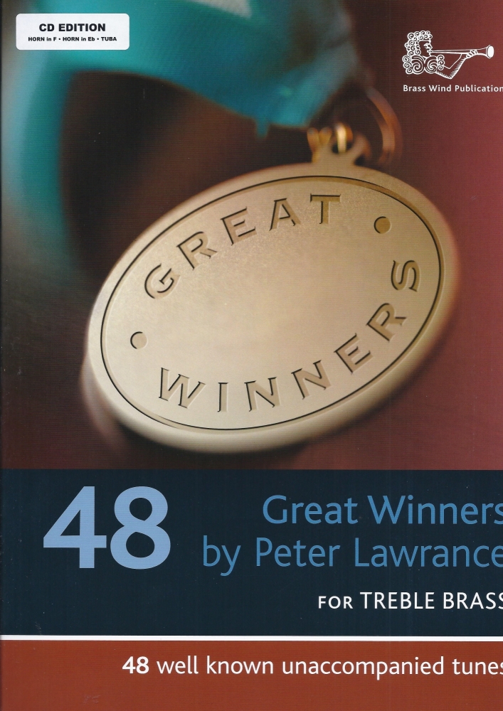 PETER LAWRENCE GREAT WINNERS FOR HORN/TUBA (BOOK AND CD) HN BOOK/CD