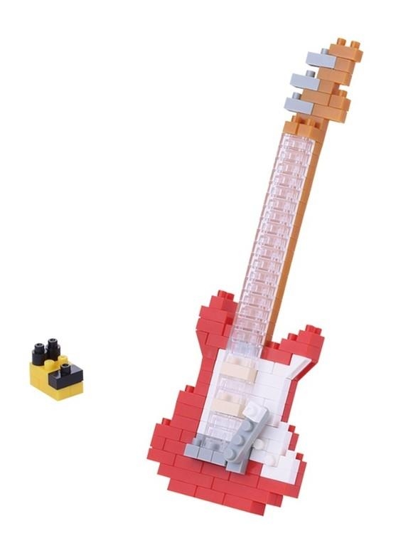 Nanoblock: Electric Guitar - Red