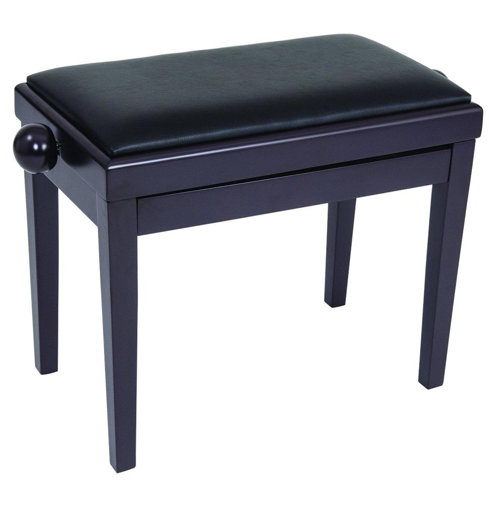 Kinsman Adjustable Piano Bench - Polished Black