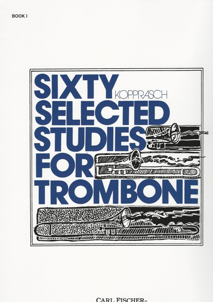 Kopprasch Sixty Selected Studies For Trombone Book 1 Tbn Book