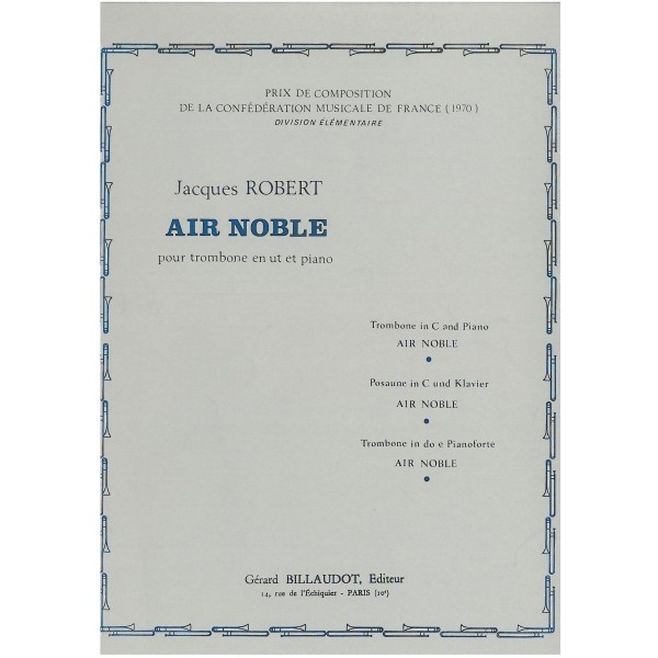 Air Noble Trombone PF - Jacques Robert
