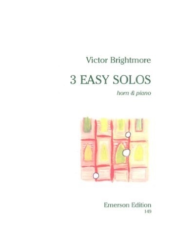 3 Easy Solos for horn & piano - victor brightmore