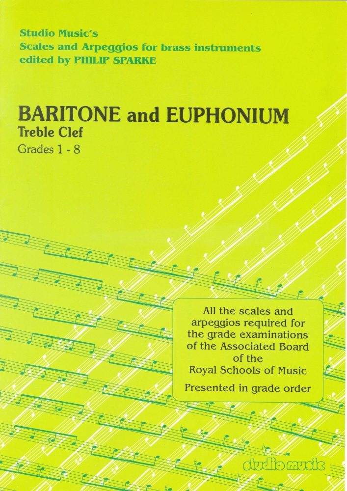 Philip Sparke: Scales And Arpeggios For Baritone/Euphonium (Treble Clef)