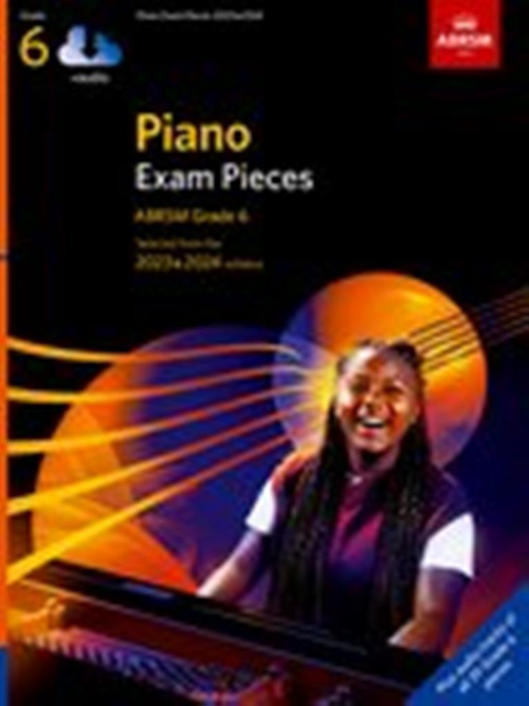 ABRSM Piano Exam Pieces 2023-2024 Grade 6 + Audio