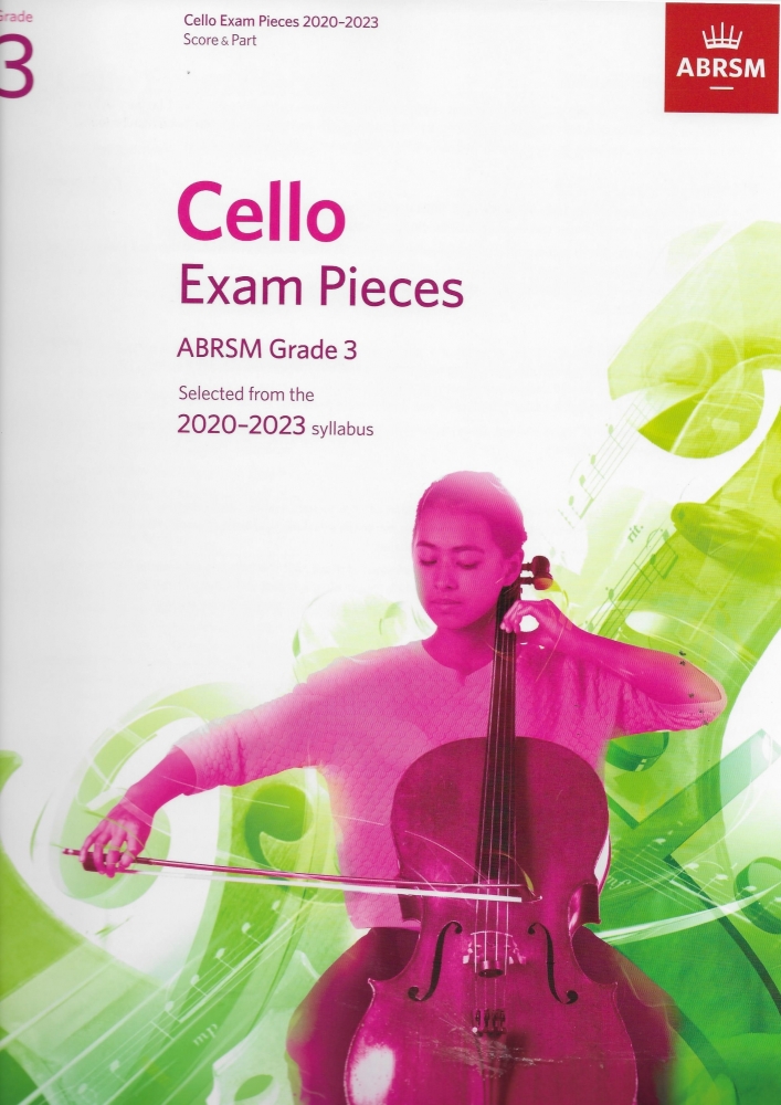ABRSM Cello Exam Pieces Grade 3 2020-2023