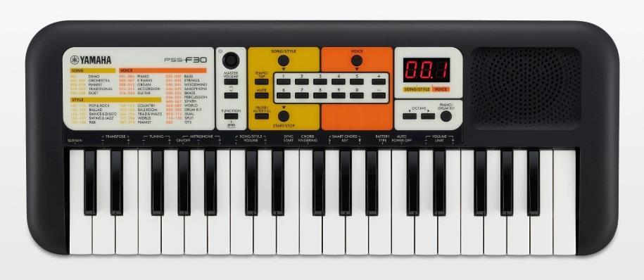 Yamaha PSS-F30 Digital Keyboard - Black