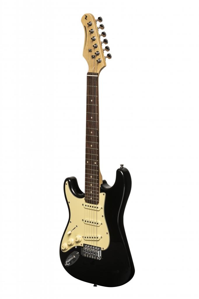 Stagg Standard "S" electric guitar, 3/4 format, Left hand model