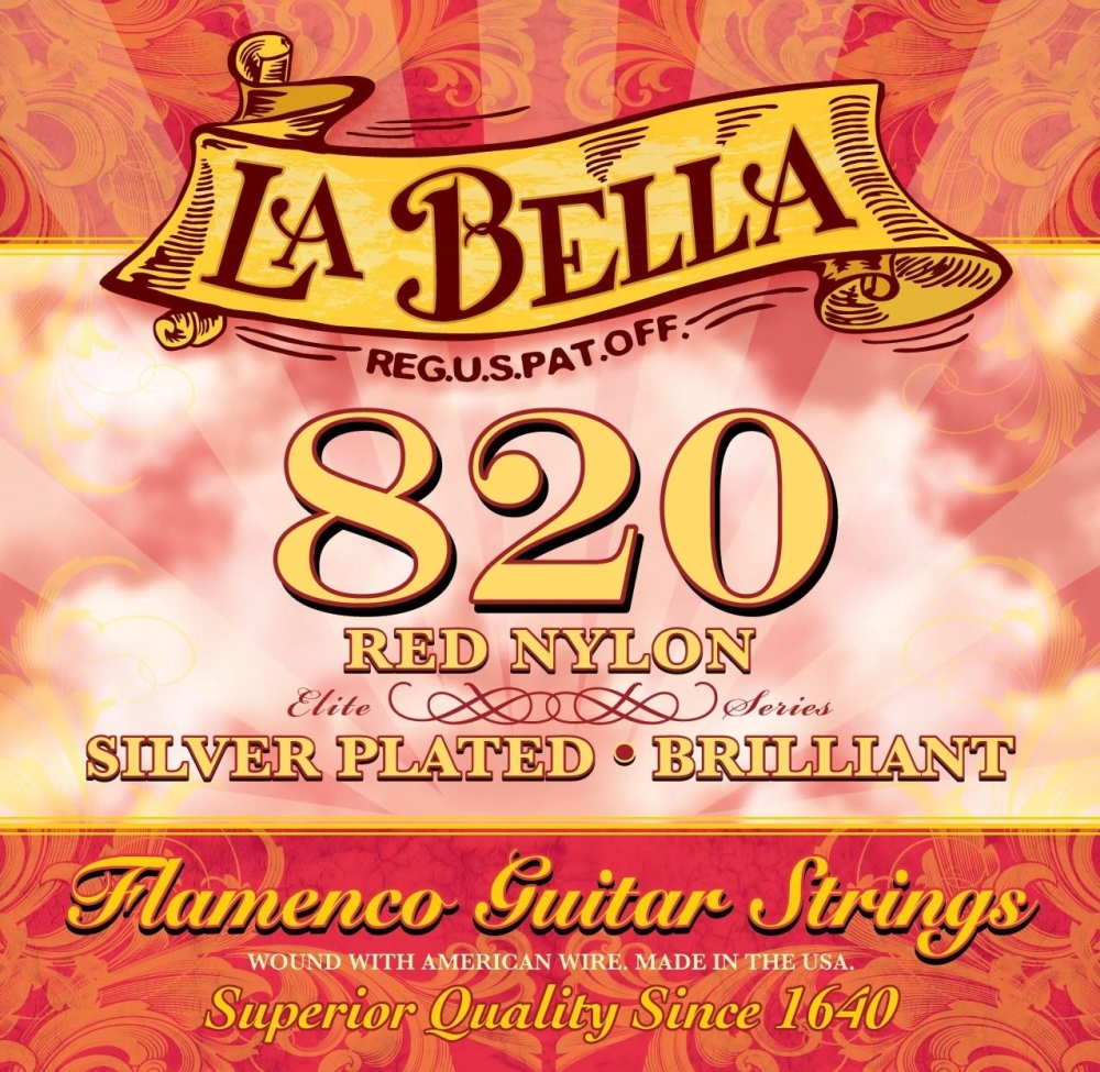 La Bella 820-B Flamenco Black Nylon