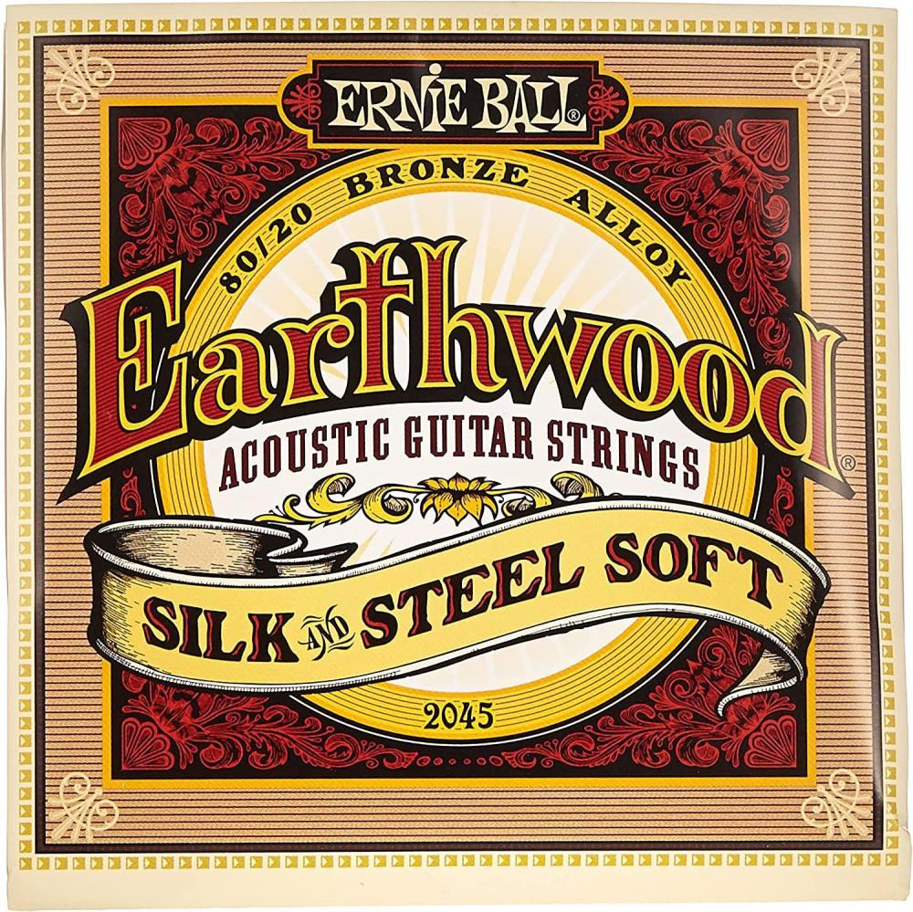 Ernie Ball Guitar Strings EW Silk & Steel Soft Set