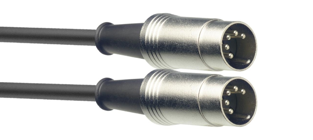 Stagg MIDI cable, DIN/DIN (m/m), 3 m (10'), metal connectors