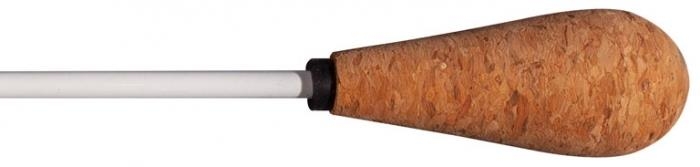 Montford Baton 12"" White Lacquer Cork Pear
