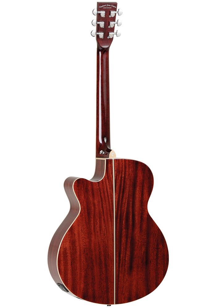 Tanglewood Super Folk Cutaway, All Mahogany, Barossa Blonde Gloss EQ