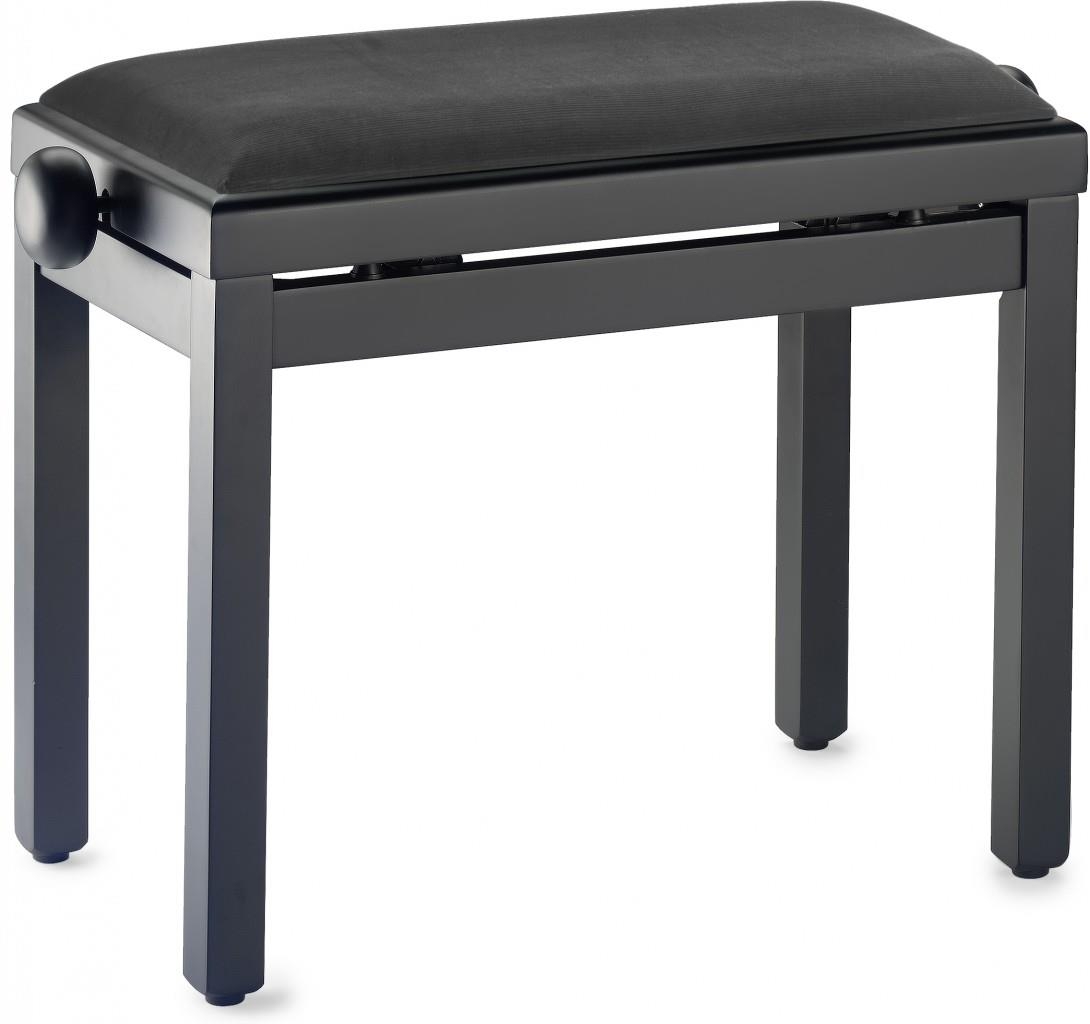 Stagg Piano bench with black velvet fireproof top