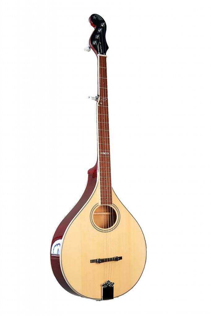 Gold Tone Banjola, 5-string banjo neck with A-style mandolin body and padded bag