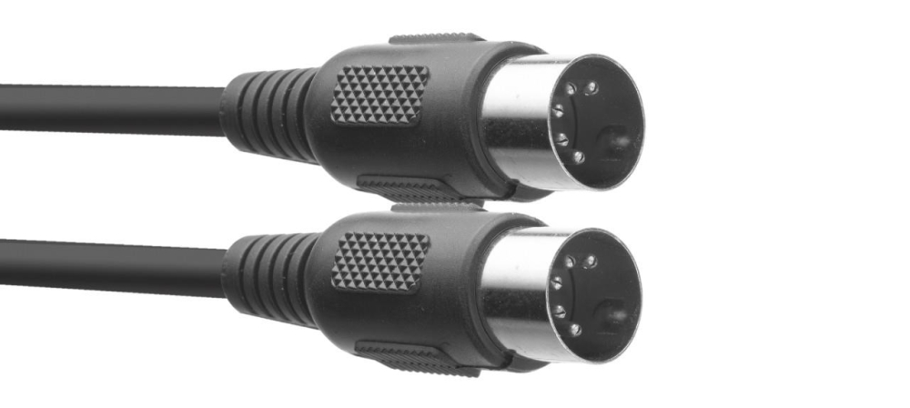 Stagg MIDI cable, DIN/DIN (m/m), 2 m (6'), plastic connectors