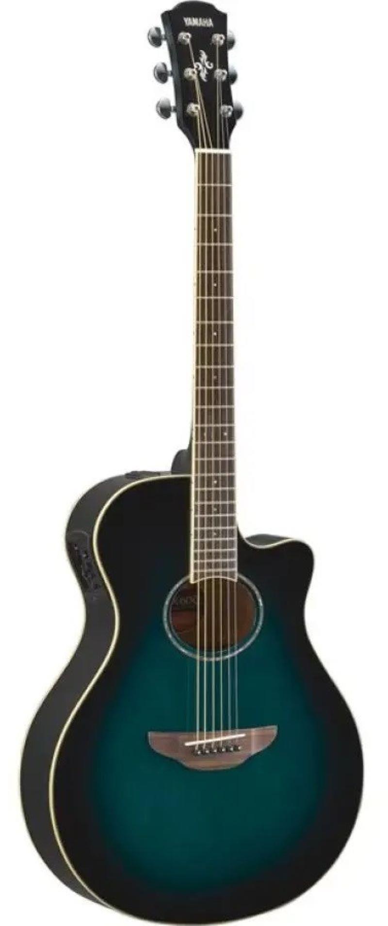 Yamaha Electro Acoustic Guitar APX600 Oriental Blue Burst