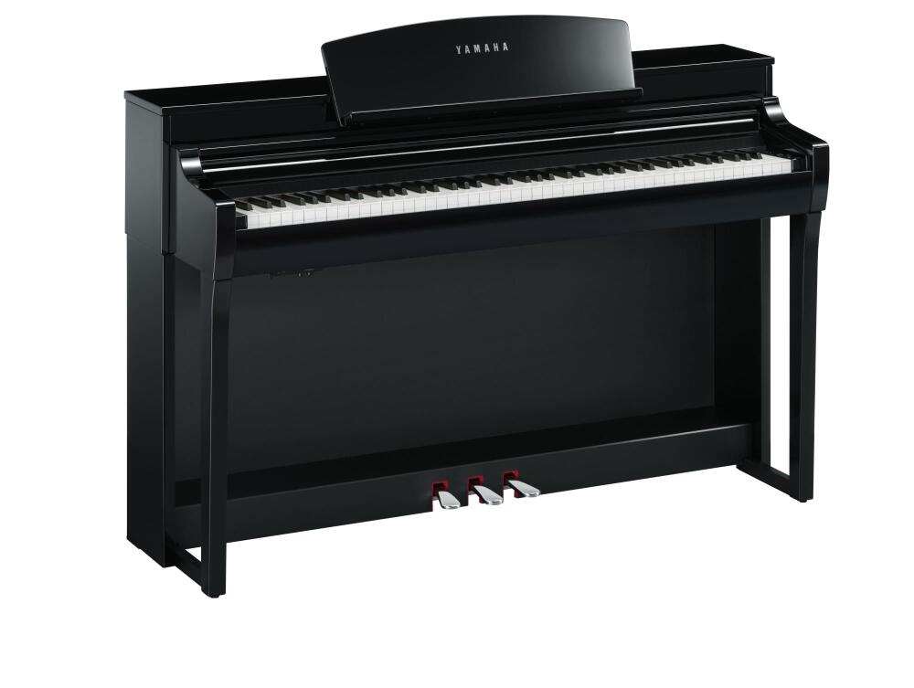 Yamaha CSP-255 Clavinova Smart Digital Piano in Polished Ebony