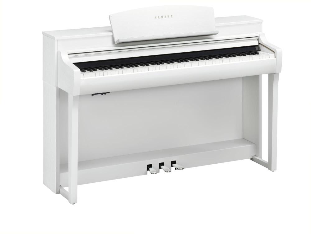 Yamaha CSP-255 Clavinova Smart Digital Piano in White