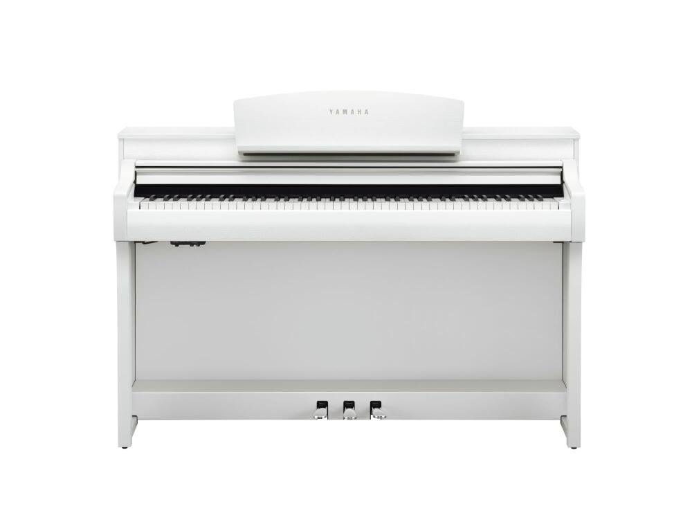 Yamaha CSP-255 Clavinova Smart Digital Piano in White