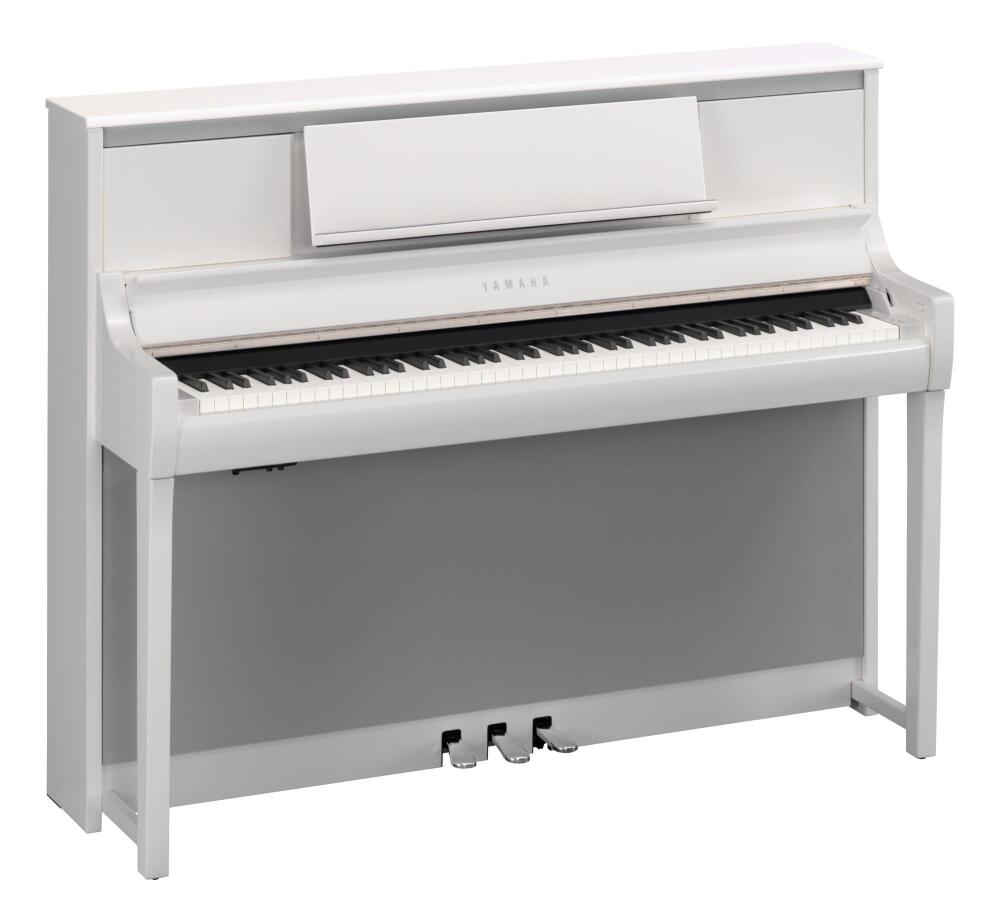 Yamaha CSP-295 Clavinova Smart Digital Piano in Polished White