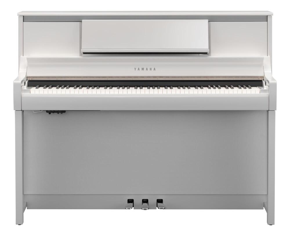 Yamaha CSP-295 Clavinova Smart Digital Piano in Polished White