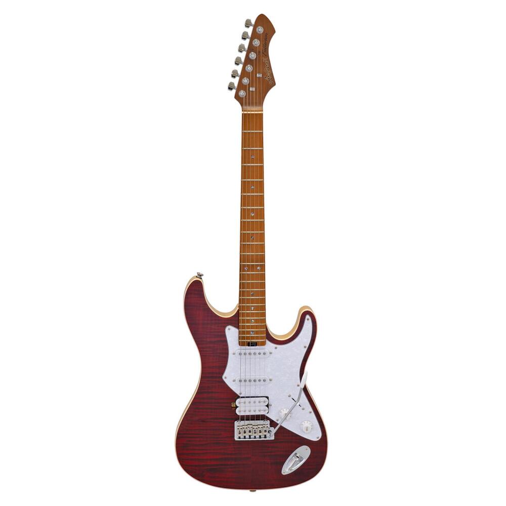 Aria 714 MK2 Electric Guitar, Ruby Red