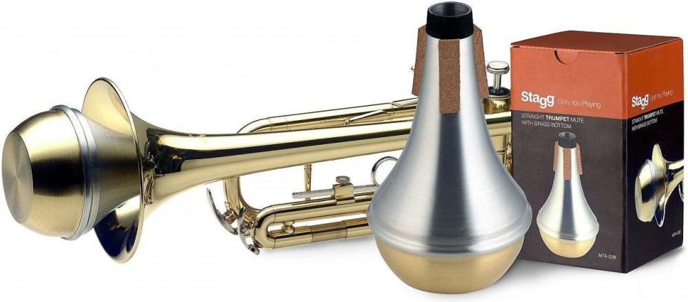 Stagg Straight mute for trumpet, with brass bottom