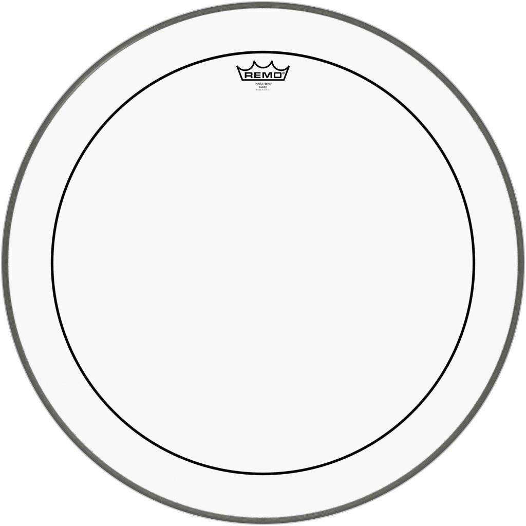 Remo 24" Pinstripe Clear Bass Drum head.