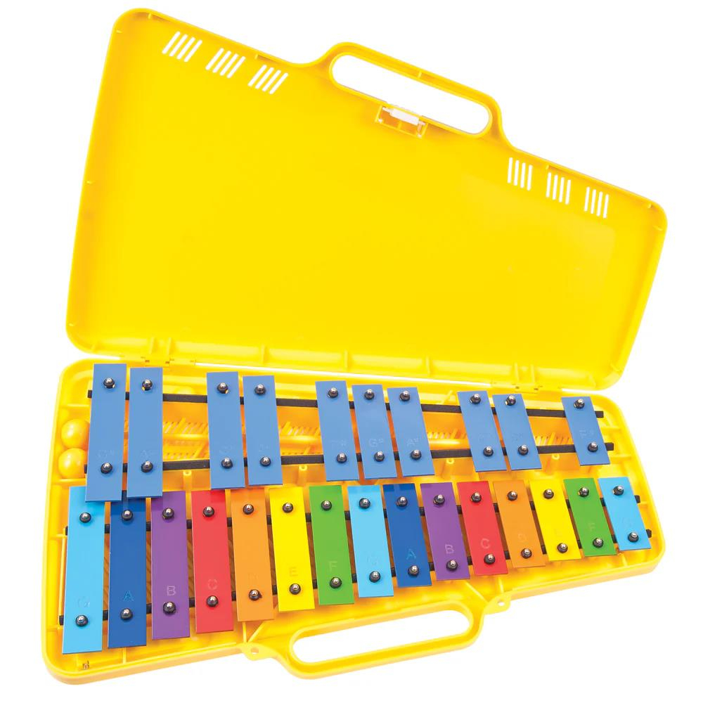Angel Ax-25n3 G4-G6 25 Note Glockenspiel- Coloured Keys
