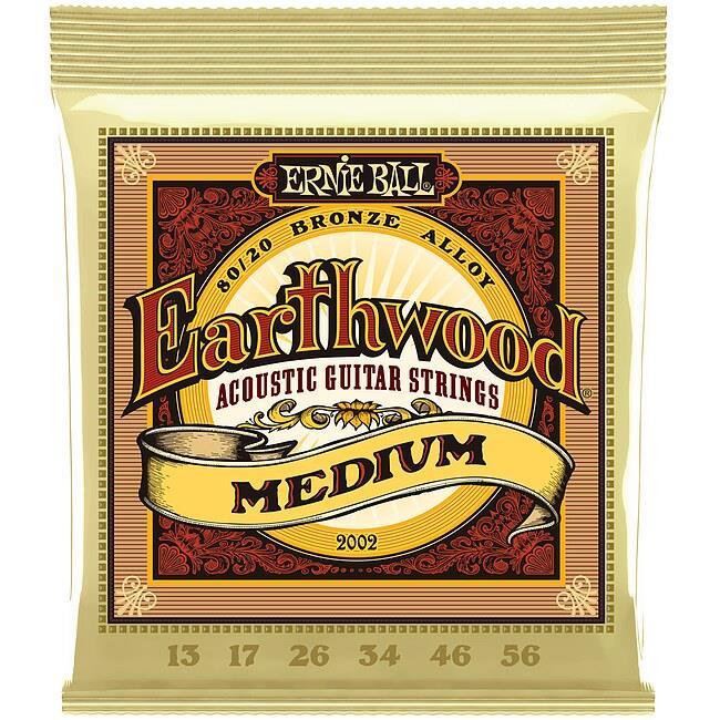 Earthwood 80/20 Bronze Medium Strings 13-56